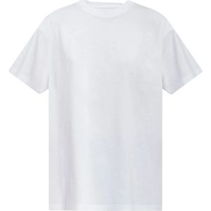 Maison Margiela, Tops, Dames, Wit, XL, Katoen, Retro Logo T-shirt