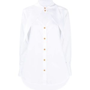 Vivienne Westwood, Blouses & Shirts, Dames, Wit, S, Witte Hart Shirt