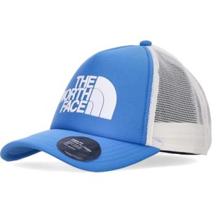 The North Face, Accessoires, Heren, Blauw, ONE Size, Polyester, Blauwe Trucker Cap met Gebogen Klep