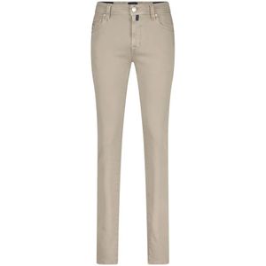 Tramarossa, Broeken, Heren, Beige, W36, Denim, Slim-Fit Leonardo Jeans