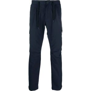 Herno, Broeken, Heren, Blauw, L, Functionele Elegantie met Herno Cargo Broek