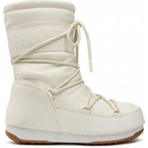 Moon Boot, Schoenen, Dames, Beige, 36 EU, Rubber Winterlaarzen voor vrouwen