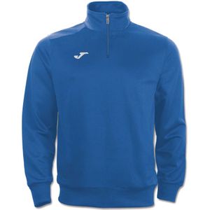 Joma, Sweatshirts & Hoodies, Heren, Blauw, S, Polyester, Royal Blue Sweatshirt met Half Zip