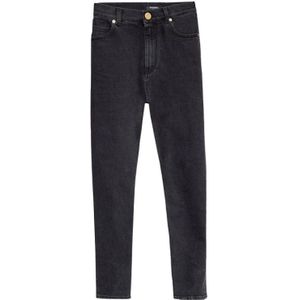 Balmain, Jeans, Dames, Zwart, L, Katoen, Skinny jeans