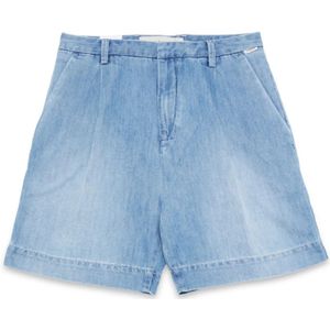 Roy Roger's, Korte broeken, Dames, Blauw, W29, Katoen, Shorts