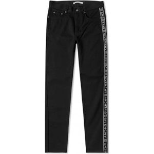 Givenchy, Jeans, Heren, Zwart, W33, Denim, Zwarte Denim Slim Stretch Jeans
