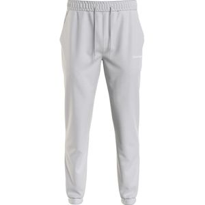 Calvin Klein, Broeken, Heren, Grijs, S, Katoen, Grijze Katoenen Broek