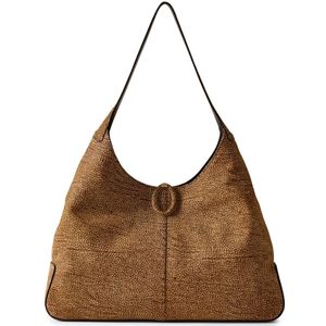 Borbonese, Shoulder Bags Bruin, Dames, Maat:ONE Size