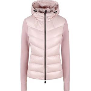 Moncler, Jassen, Dames, Roze, M, Nylon, Gewatteerde Fleece Nylon Jas