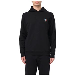 Paul Smith, Zebra Hoodie voor Heren Zwart, Heren, Maat:L