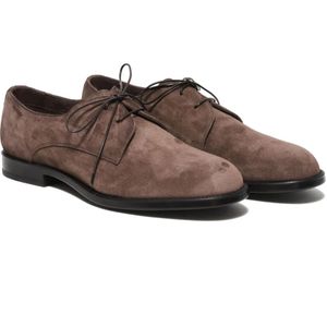 Alexander Hotto, Schoenen, Heren, Bruin, 41 EU, Suède, Bruine Suède Derby Schoenen