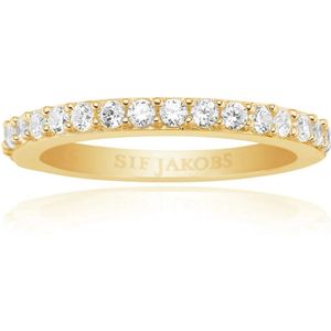 Sif Jakobs Jewellery, Corte Uno Ring Geel, Dames, Maat:50 MM