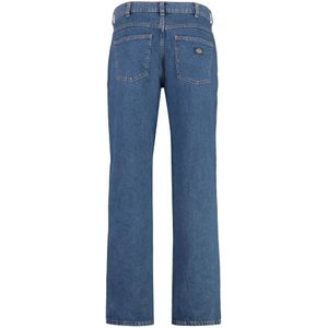 Dickies, Jeans, Heren, Blauw, W31, Katoen, Koperen Klinknagel Katoenen Jeans