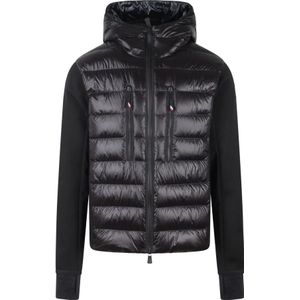 Moncler, Jassen, Heren, Zwart, XL, Ski Tricot Vest Jas