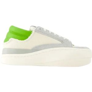 Yohji Yamamoto Pre-owned, Pre-owned, Dames, Wit, 36 EU, Leer, Pre-owned Leather sneakers