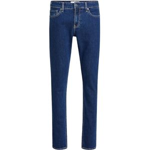 Calvin Klein, Jeans, Heren, Blauw, W34 L34, Denim, Slim Fit Donkere Denim Jeans