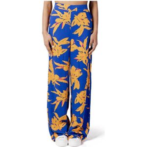 Only, Blauwe Print Broek Blauw, Dames, Maat:M