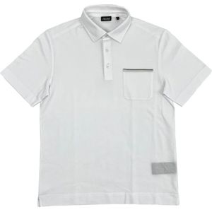 Ermenegildo Zegna, Tops, Heren, Wit, M, Klassieke Polo Shirt voor Mannen