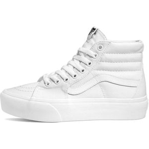 Vans, Schoenen, Heren, Wit, 40 EU, Leer, Platform Sneakers Sk 8-Hi 2 Tennisschoenen