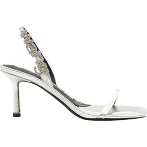 Alexander Wang Pre-owned, Pre-owned Leather sandals Grijs, Dames, Maat:36 EU