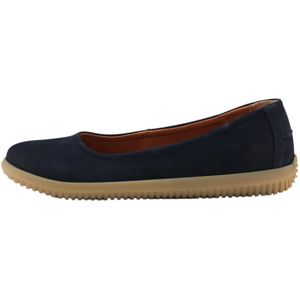 Nature Footwear, Schoenen, Dames, Blauw, 41 EU, Leer, Marie Ballerina Nubuck Navy