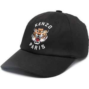 Kenzo, Caps Zwart, Heren, Maat:ONE Size