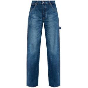 Heron Preston, Jeans, Dames, Blauw, W26, Denim, Rechte spijkerbroek