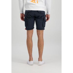 Alpha Industries, Korte broeken, Heren, Blauw, W33, Katoen, Cargo Crew Shorts Blauw