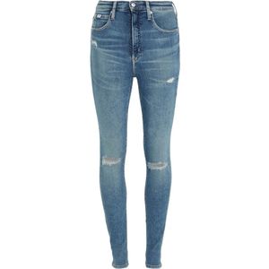 Calvin Klein Jeans, Jeans, Dames, Blauw, W29 L30, Denim, Skinny Jeans