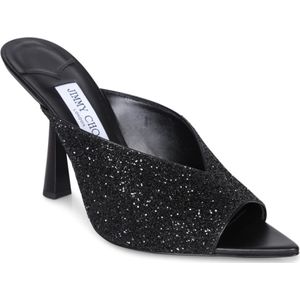 Jimmy Choo, Schoenen, Dames, Zwart, 38 EU, Zwarte hoge hakken elegante avondschoenen