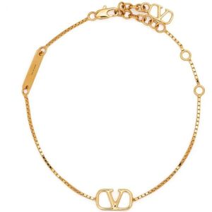 Valentino Garavani, Accessoires, Heren, Geel, ONE Size, Gouden Bijoux Armband