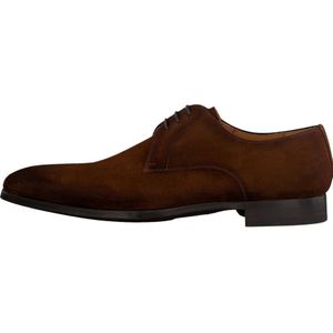 Magnanni, Schoenen, Heren, Bruin, 43 1/2 EU, Suède, Elegante Suède Derby Schoenen