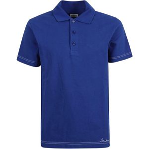 Burberry, Tops, Heren, Blauw, S, Stijlvolle T-shirts en Polos