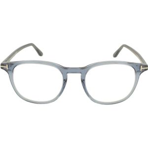 Tom Ford, Accessoires, unisex, Blauw, 48 MM, Ovale zonnebril Ft 5832-B