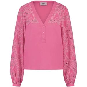 Freebird, Bauke blouses roze Roze, Dames, Maat:M