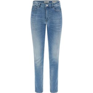 Guess, Jeans, Dames, Blauw, W28, Katoen, Skinny 5-Pocket Jeans