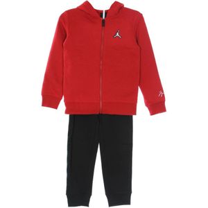 Jordan, Sport, Heren, Rood, 110 CM, Katoen, Kinderen Fleece Trainingspak Set