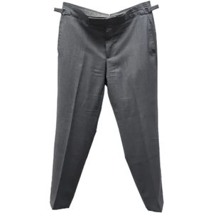 Tom Ford Pre-owned, Pre-owned, Dames, Grijs, L, Wol, Pre-owned Wool bottoms