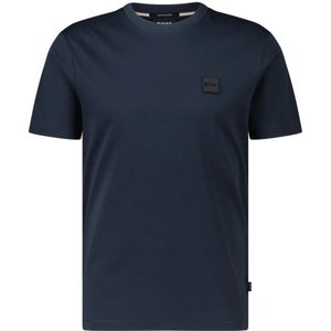 Hugo Boss, Tops, Heren, Blauw, M, Katoen, T-Shirts