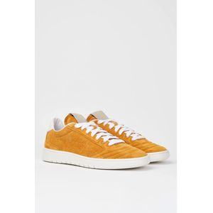 Pantofola d'Oro, Schoenen, Heren, Oranje, 40 EU, Leer, Witte Sneakers Wembley Stijl