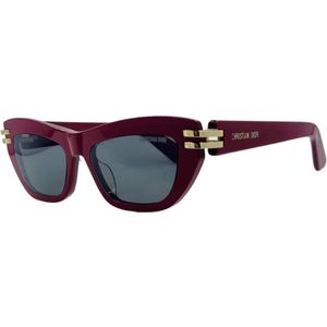 Dior, Vlinder Zonnebril - Cereza Collectie Rood, Dames, Maat:ONE Size