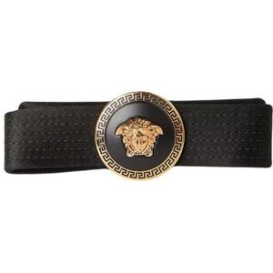 Versace, Medusa Lint Haarklem Zwart, Dames, Maat:ONE Size