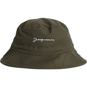 Jacquemus Pre-owned, Pre-owned Cotton hats Groen, unisex, Maat:ONE Size