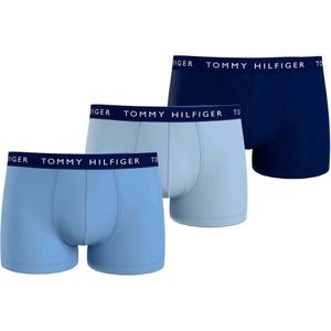 Tommy Hilfiger, Ondergoed, Heren, Blauw, S, Pakketje Boxers 3P Trunk