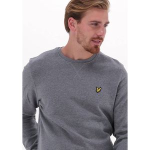 Lyle & Scott, Sweatshirts & Hoodies, Heren, Grijs, 2Xl, Katoen, Heren Crew Neck Sweatshirt Grijs