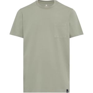 Boggi Milano, Tops, Heren, Groen, 2Xl, Katoen, Australisch katoenen Jersey T-shirt