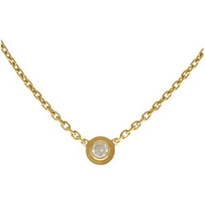 Cartier Vintage, Pre-owned, unisex, Geel, ONE Size, Pre-owned Yellow Gold necklaces