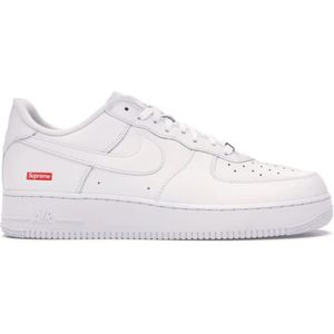 Nike, Supreme Witte Air Force 1 Low Wit, Heren, Maat:41 EU