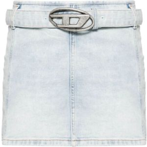 Diesel, Denim Shorts Blauw, Dames, Maat:W27