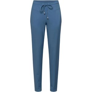 &Co Woman, Comfort Twill Denim Broek Blauw, Dames, Maat:S